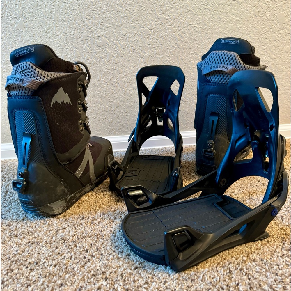 Burton Step On Bindings (M) + Boots 9.5